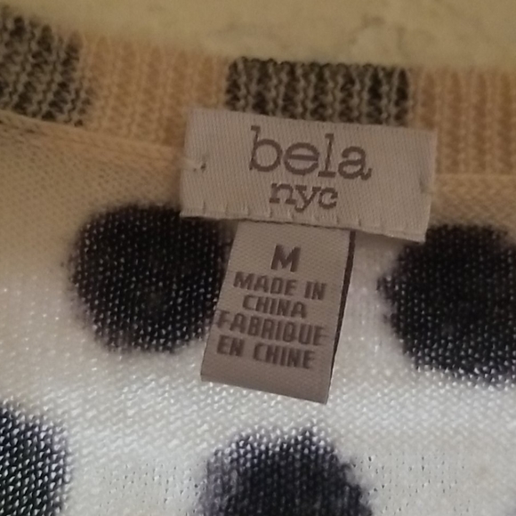 Bela NYC animal print Cardigan medium - Picture 2 of 3